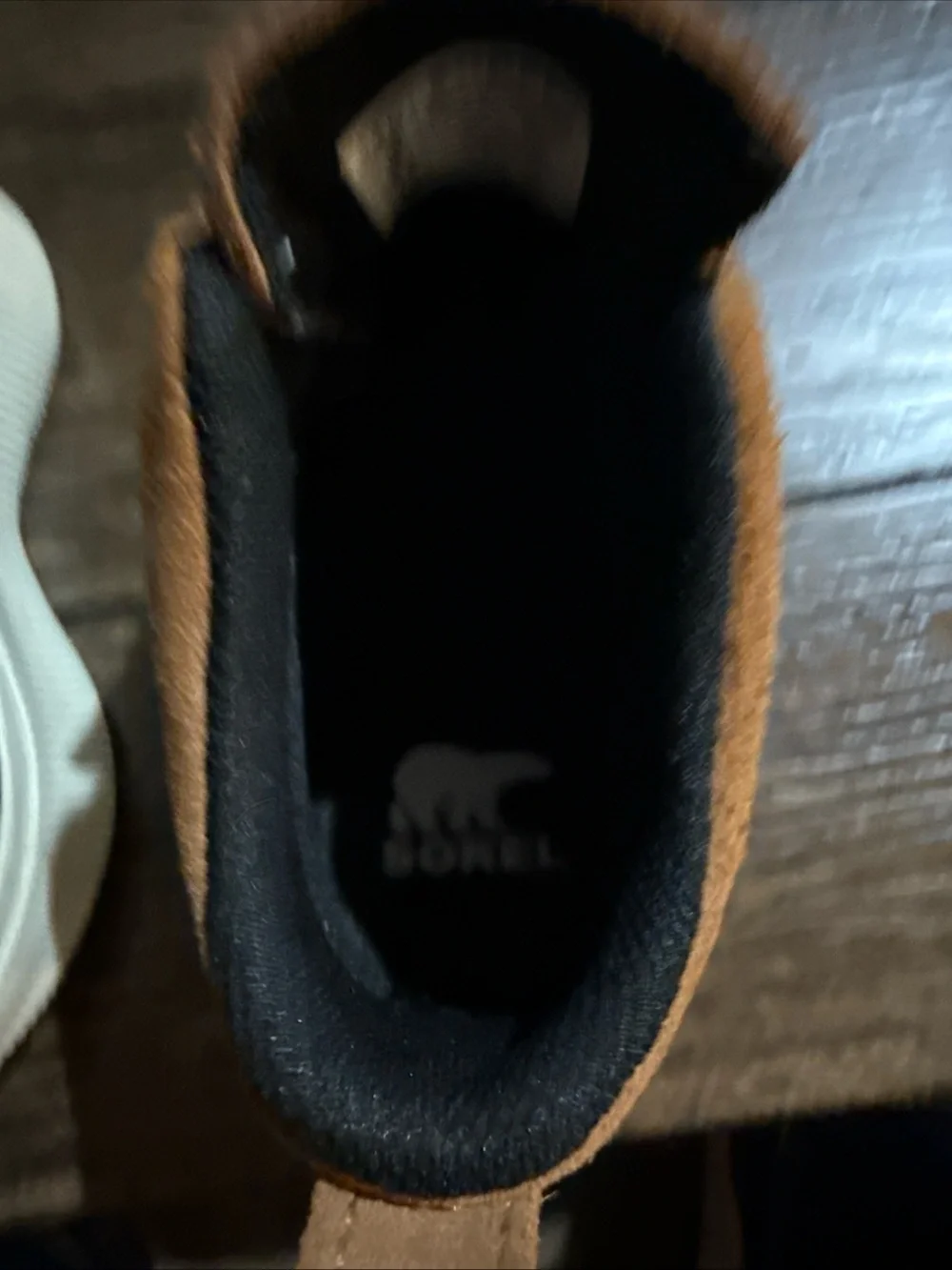 SOREL Out N About IV Classic Kids Boots Taffy/Black waterproof Size 10